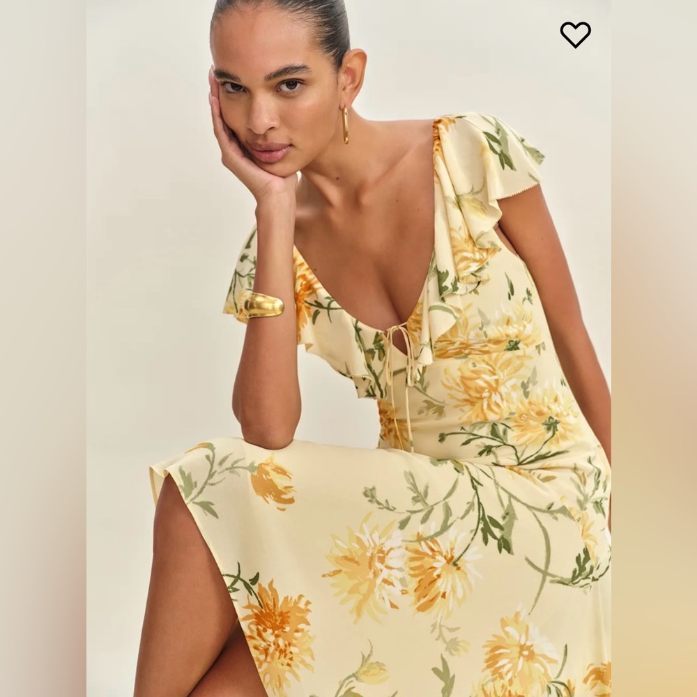 NWT Reformation Gaelle Dress in Honeyglow - Sz S